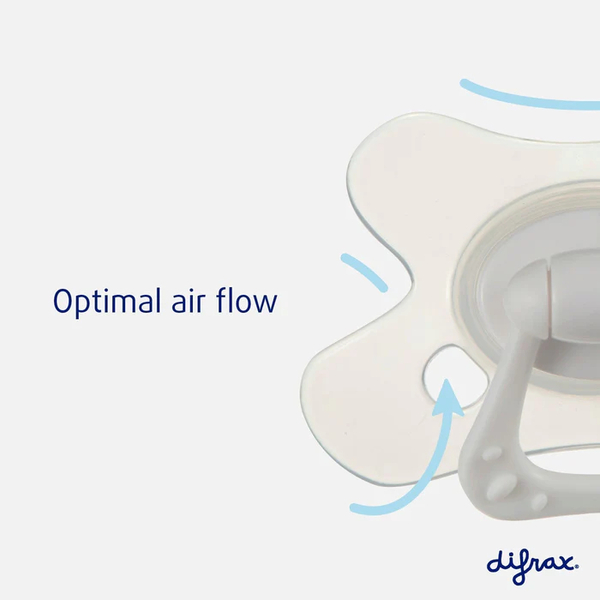 Пустышка силиконовая Difrax Natural Uni, 6+ мес, Blossom (UN127 Blossom) - Pampik - 3