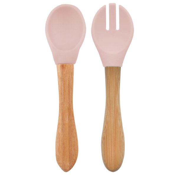 Ложка та виделка MinikOiOi Dig In Pinky Pink (101060055) - Pampik