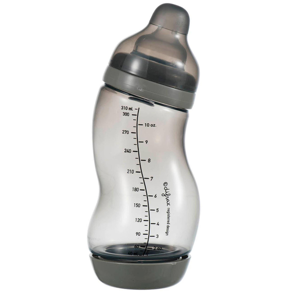 Антиколиковая бутылочка Difrax S-bottle Wide, с силиконовой соской, 310 мл, Clay (707 Clay) - Pampik - 2
