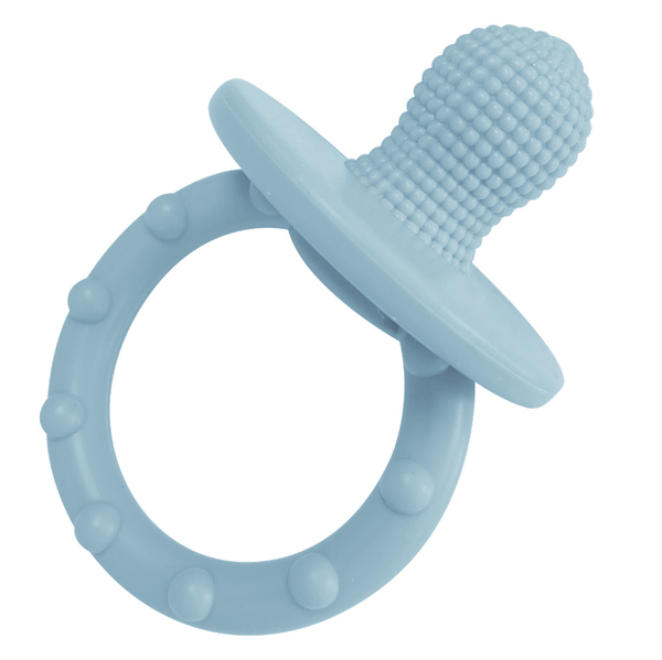 Пустышка силиконовая 100% MinikOiOi Basics Gumy Mineral Blue, 3 м+ (101220003) - Pampik