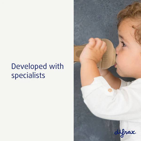 Чашка непроливайка Difrax Non-Spill Sippy Cup Soft, з силіконовим носиком, 250 мл, Caramel (704 Caramel) - Pampik - 4