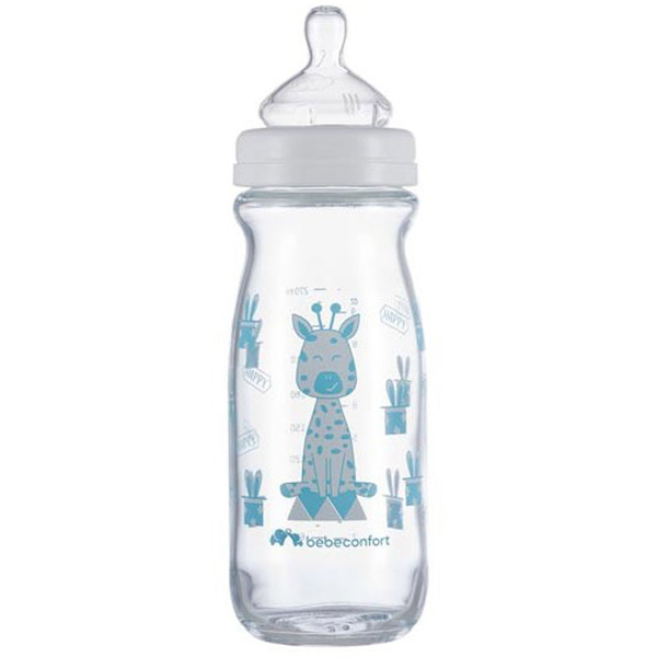 Бутылочка для кормления Bebe Confort EMO T1 FF, стеклянная, 270 мл (3102201950) - Pampik - 2