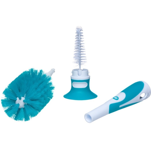 Щеточка для бутылочки 2в1 Bebe Confort на присоске (3102201830) - Pampik