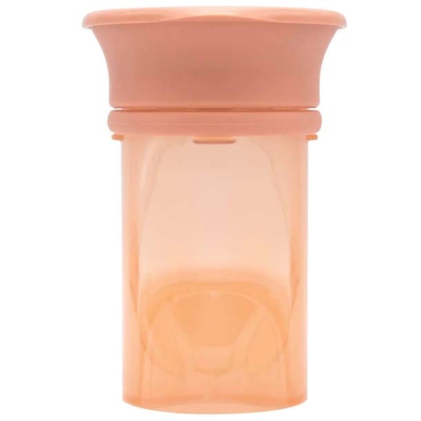 Чашка непроливайка Difrax 360°, 250 мл, Peach (1012 Peach) - Pampik