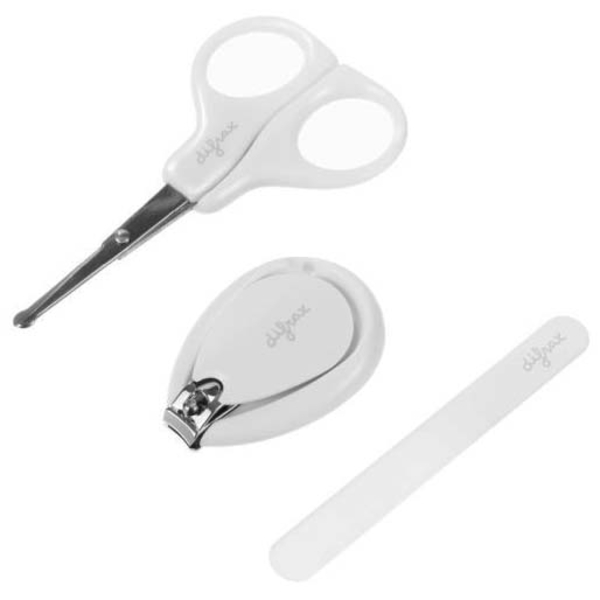 Дитячий манікюрний набір Difrax Baby Deluxe, білий (89) - Pampik - 3