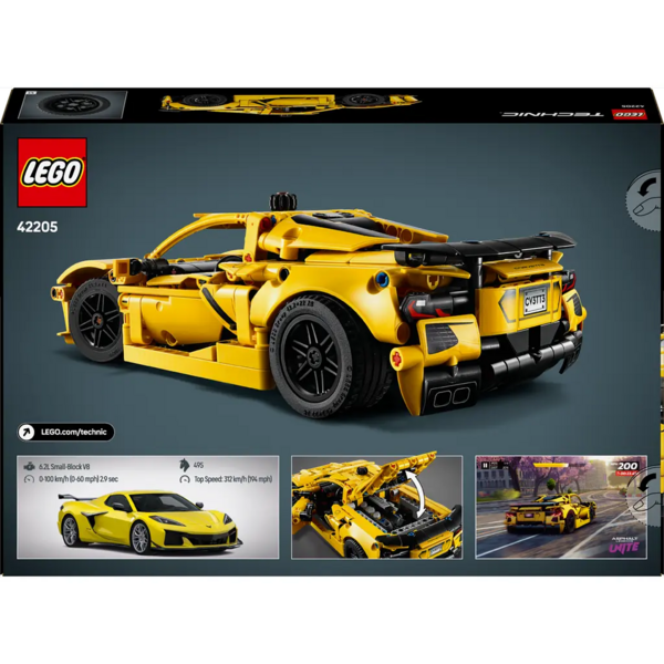 Конструктор LEGO Technic Chevrolet Corvette Stingray,732 детали (42205) - Pampik - 2