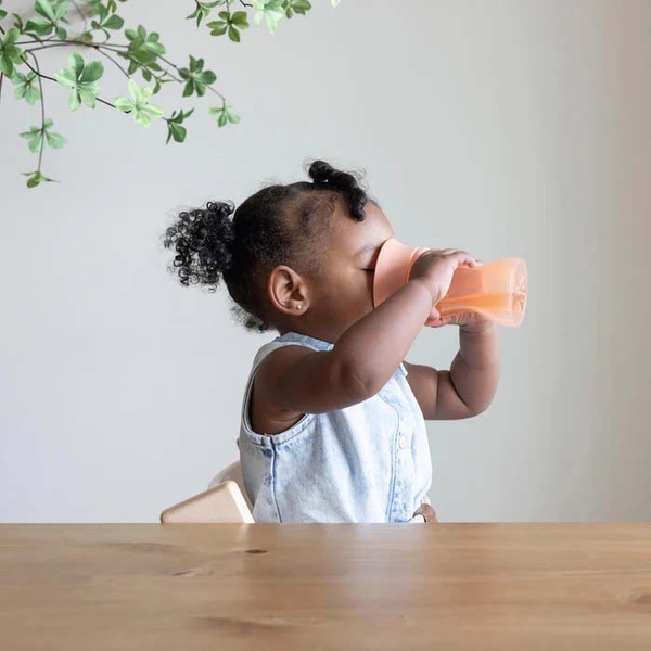 Чашка непроливайка Difrax 360°, 250 мл, Peach (1012 Peach) - Pampik - 4