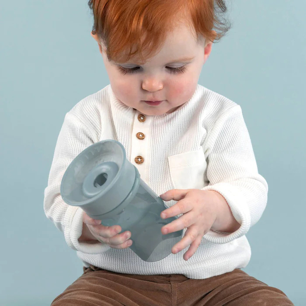 Чашка непроливайка Difrax 360°, 250 мл, Stone (1012 Stone) - Pampik - 5