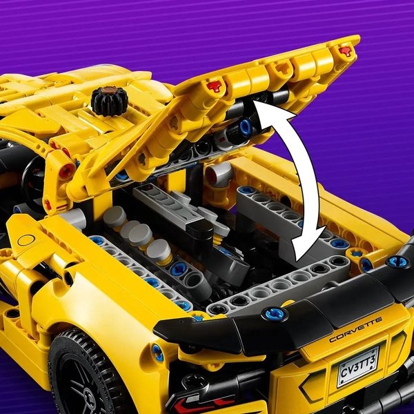 Конструктор LEGO Technic Chevrolet Corvette Stingray,732 детали (42205) - Pampik - 9