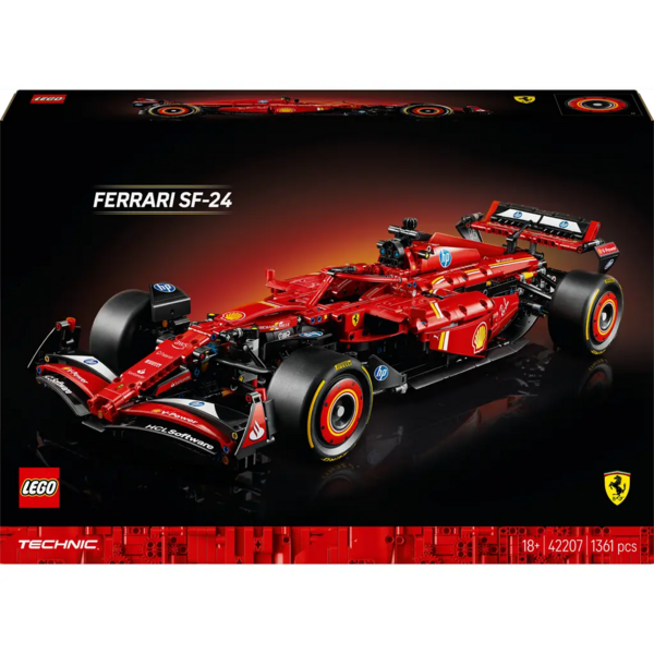 Конструктор LEGO Technic Автомобиль F1 Ferrari SF-24, 1361 деталь (42207) - Pampik