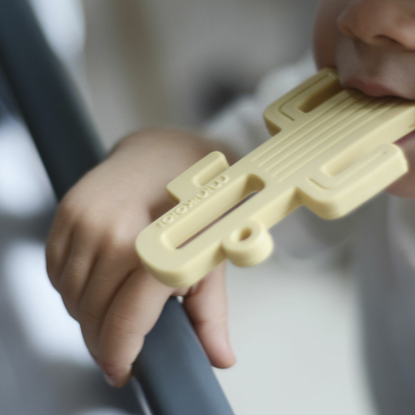 Прорізувач для зубів силіконовий MinikOiOi Cactus Mineral Blue (101090003) - Pampik - 6