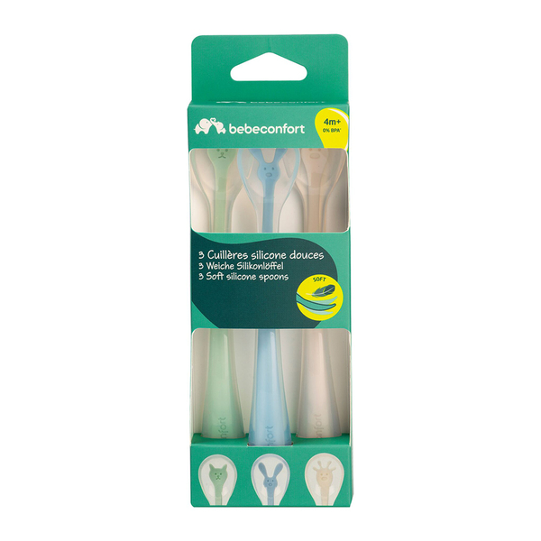 Ложечки силиконовые Bebe Confort, 3 шт. (3105209980) - Pampik - 2