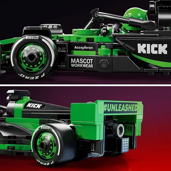 Конструктор LEGO Speed Champions Автомобіль для перегонів KICK Sauber F1 Team C44, 259 деталей (77247) - Pampik - 7