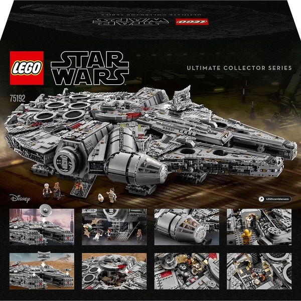 Конструктор LEGO Star Wars Millennium Falcon (Сокіл Тисячоліття), 7541 деталь (75192) - Pampik
