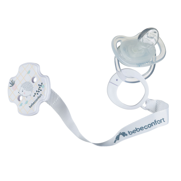 Кліпса для пустушки Bebe Confort Urban Garden, білий (3104209700) - Pampik - 3