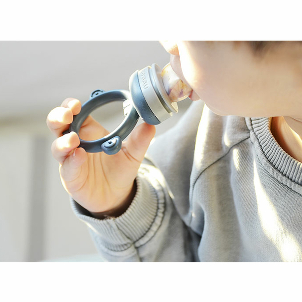 Ніблер силіконовий MinikOiOi Pulps Mineral Blue / Powder Grey (101130006) - Pampik - 7