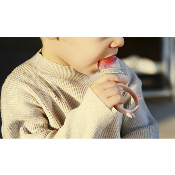 Ніблер силіконовий MinikOiOi Pulps Pinky Pink / Powder Grey (101130005) - Pampik - 7