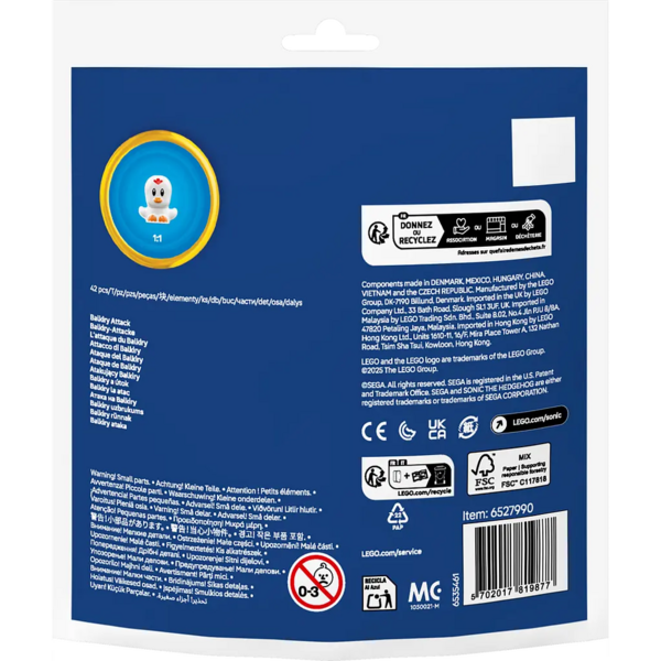 Конструктор ​LEGO Sonic The Hedgehog Напад Balkiry, 42 деталі (30704) - Pampik - 4