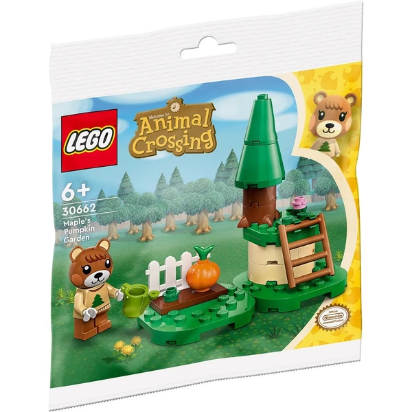 Конструктор LEGO Animal Crossing Гарбузовий сад Maple, 29 деталей (30662) - Pampik - 5