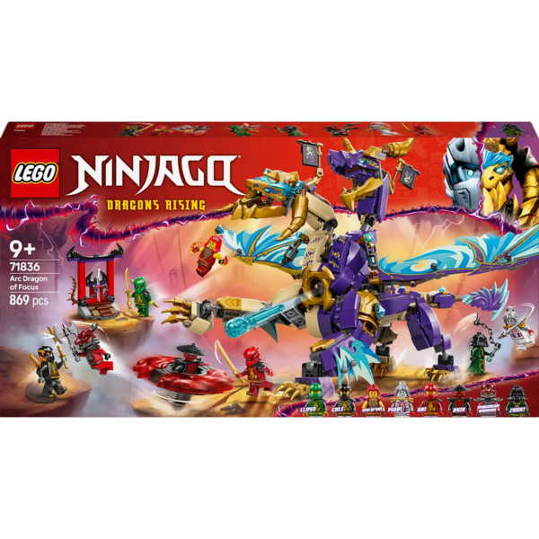 Конструктор LEGO Ninjago Arc Dragon of Focus, 869 деталей (71836) - Pampik