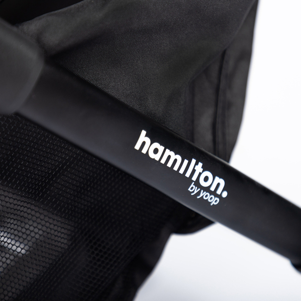 Прогулянкова коляска Hamilton by Yoop T1 Dark Grey (65573) - Pampik - 13