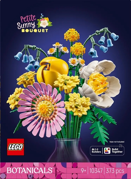 Конструктор LEGO Botanicals Мініатюрний сонячний букет 373 деталі (10347) - Pampik - 4