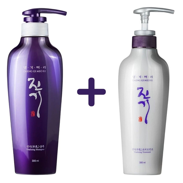 Набір: Шампунь регенеруючий Daeng Gi Meo Ri Vitalizing Shampoo, 300 мл + Відновлювальний інтенсивний кондиціонер Daeng Gi Meo Ri Vitalizing Treatment, 300 мл - Pampik