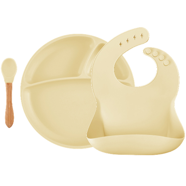 Набір для годування силіконовий MinikOiOi BLW Set II Mellow Yellow (101070019) - Pampik