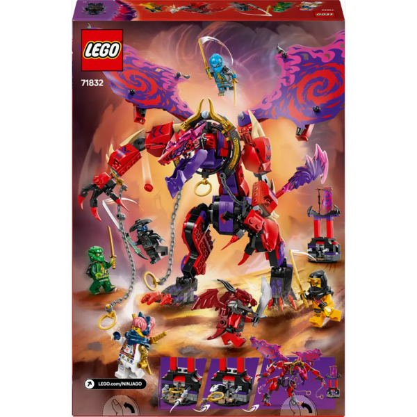 Конструктор LEGO Ninjago Громовержець Дракон Хаосу, 668 деталей (71832) - Pampik - 2