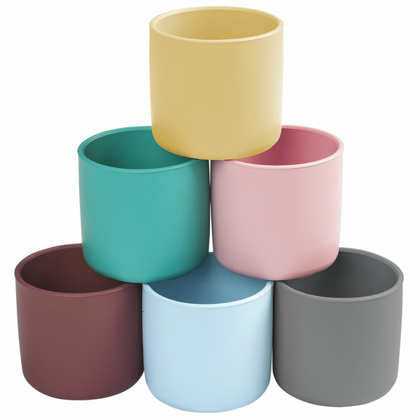 Чашка силіконова MinikOiOi Mini Cup River Green, 180 мл (101100007) - Pampik - 2