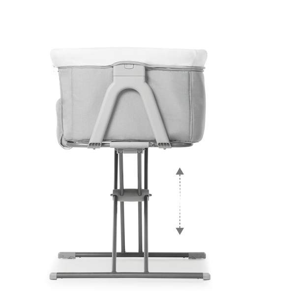 Приставне ліжко Hauck Face to Me 2 Melange Grey (60853-1) - Pampik - 3