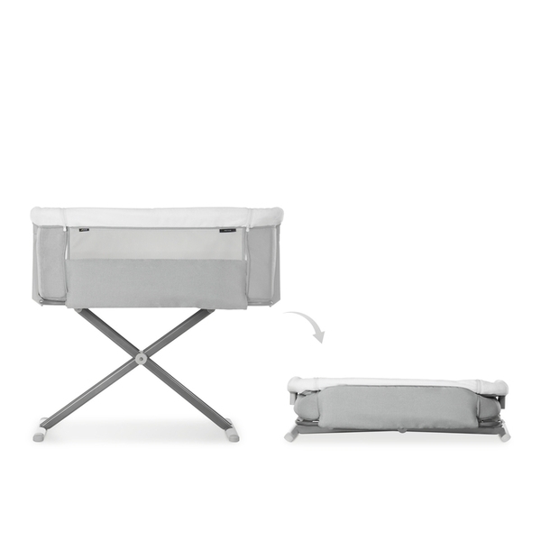 Приставне ліжко Hauck Face to Me 2 Melange Grey (60853-1) - Pampik - 5