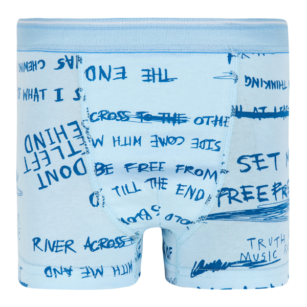 Труси-боксери Ляля К12СК113 98-104 Голубой Серый Черный (899397.1056855) - Pampik - 3