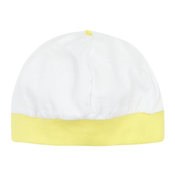 Шапочка Ляля 13А17 47 Белый Желтый (735779.514674) - Pampik