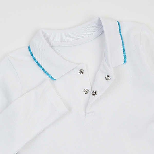 Поло з довгим рукавом Ляля 3ЛК131 146 Білий (989040.917563) - Pampik - 3