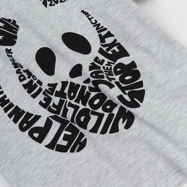 Футболка Ляля 3СК138 77% 122 Серый (789862.1135341) - Pampik - 3