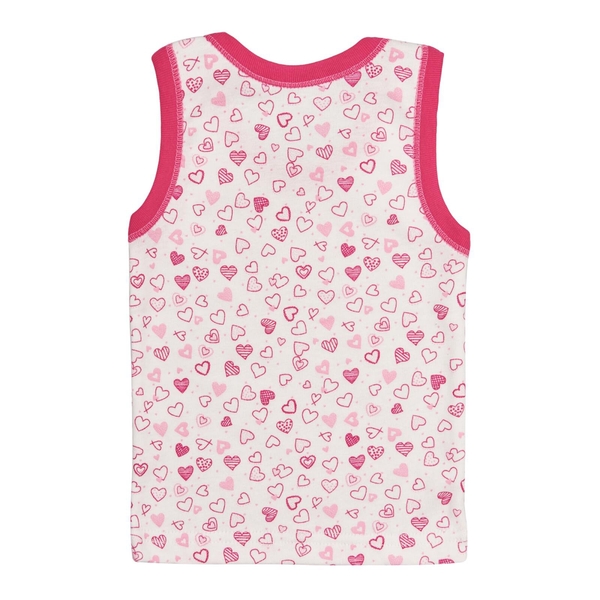 Майка Ляля 4БК108 146 Белый Розовый (771980.1004966) - Pampik - 2