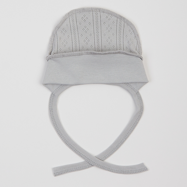 Чепчик Ляля 13АЖ004 41 Серый (1056453.5179911) - Pampik - 2