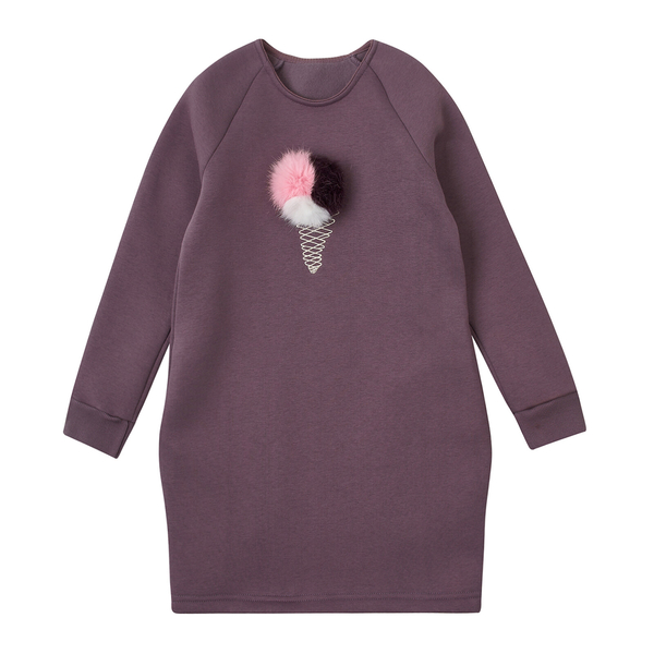 Плаття утеплене Ляля 15ТФ129 158 Фіолетовий (856140.1211972) - Pampik