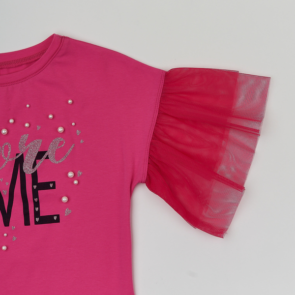 Футболка Ляля 3СК142 146 Рожевий (740406.1053806) - Pampik - 4