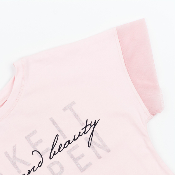 Футболка Ляля 3СК141 164 Розовый (711081.1014076) - Pampik - 3