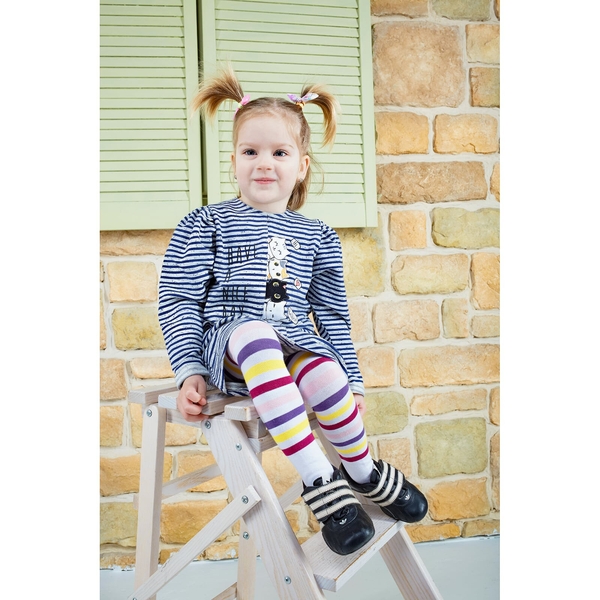 Сукня Ляля 15ДВ122 110 Синий Сірий (787815.1128212) - Pampik - 7