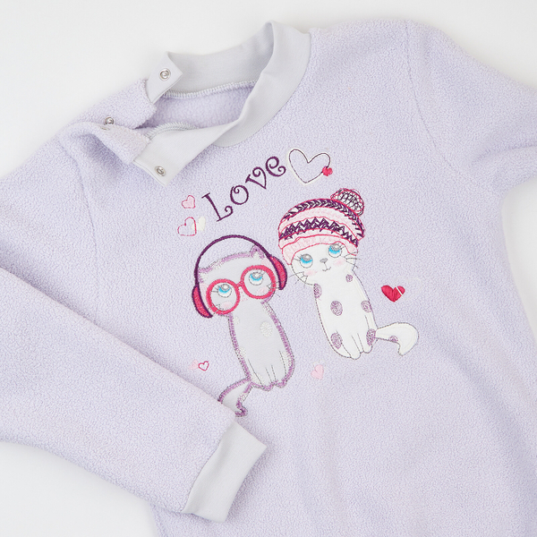 Піжама утеплена Ляля К3МХ114 128 Сиреневый (954496.9559511) - Pampik - 6