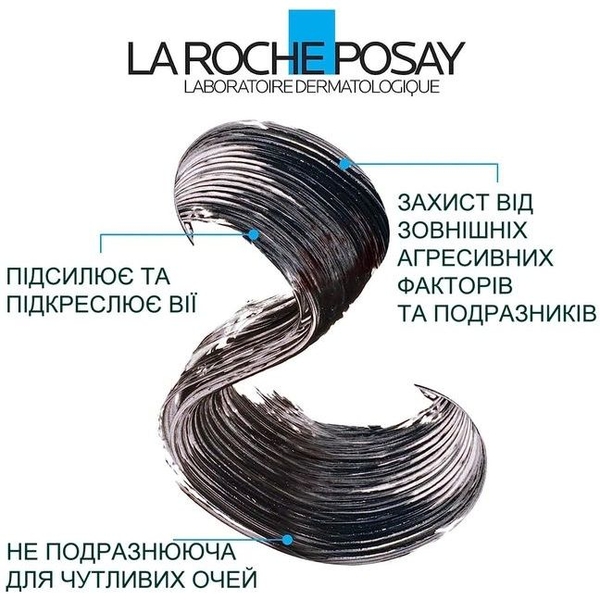 Туш для вій La Roche-Posay Toleriane Multi-Dimensions Mascara, гіпоалергенна, відтінок чорний, 7.2 мл - Pampik - 6