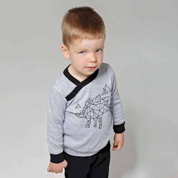 Кофточка Ляля 3ІН012 74 Серый (575718.509911) - Pampik - 5