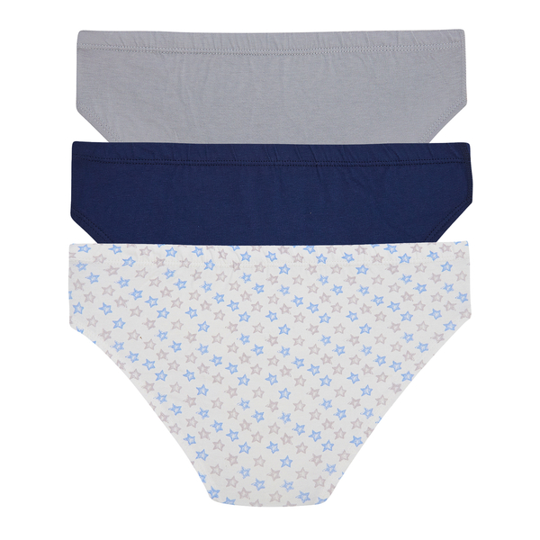Труси Ляля К12СК101-1;2;3 128-134 Белый Синий Серый (685493.500102) - Pampik - 2