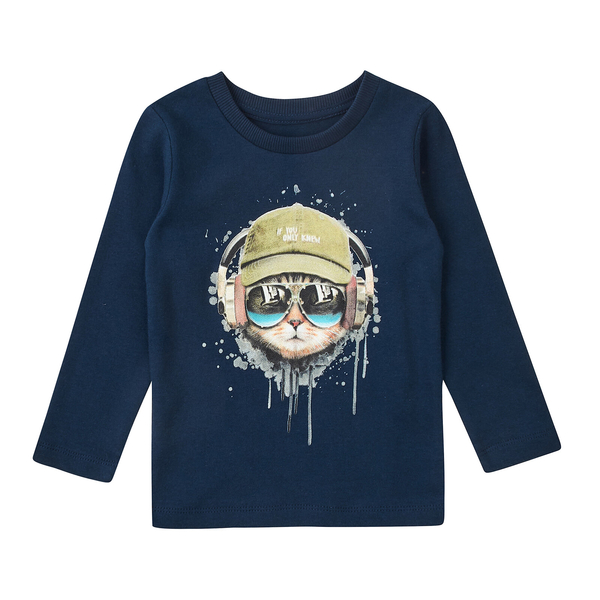 Лонгслів Ляля 3ІН156 92 Синій (870132.1226613) - Pampik