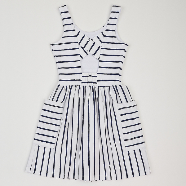 Сарафан Ляля 15КЛ102Інтерлок 104 Білий Синій (995054.1356211) - Pampik - 2