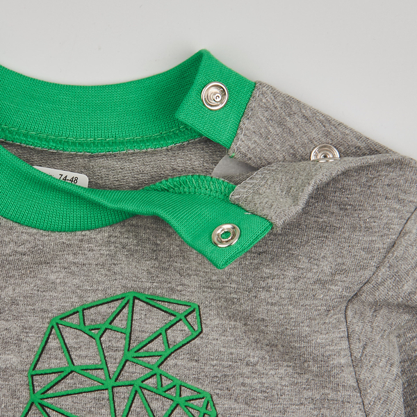 Кофточка Ляля 3ДВ009 92 Серый Зеленый (575735.509921) - Pampik - 3