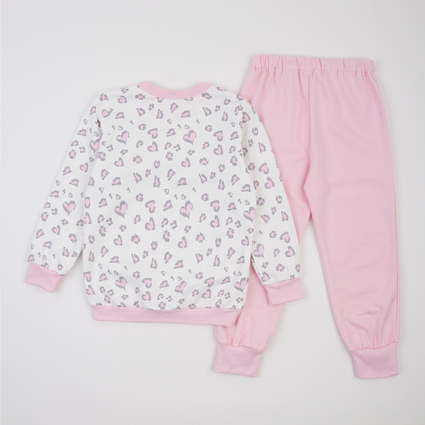 Піжама утеплена Ляля К3ФТ118 К3ФТ143 К3ФТ152 К3ФТ153 футер 122 Рожевий (1027088.11844627) - Pampik - 2